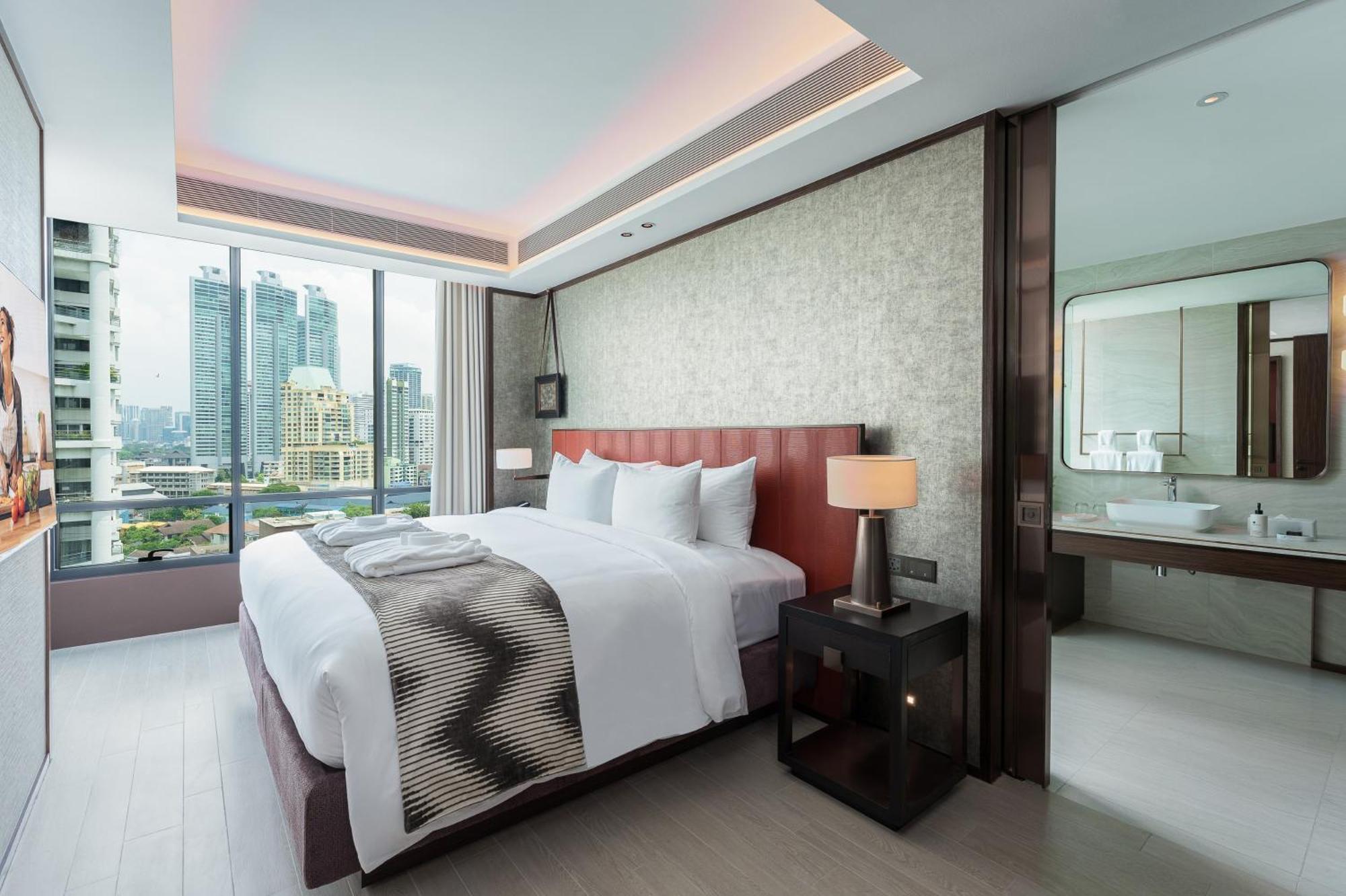 Silq Hotel & Residence, Managed By The Ascott Limited 曼谷 客房 照片 Deluxe Suite